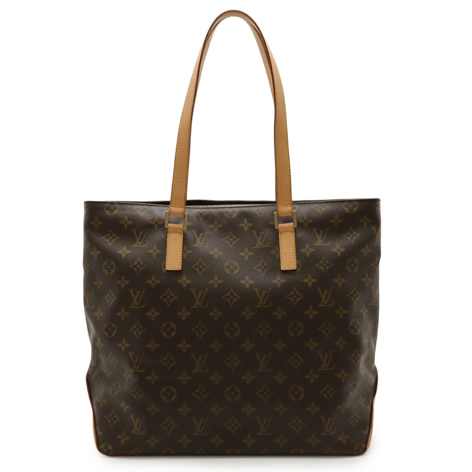 Louis Vuitton Brown Canvas Shoulder Bag Tote Bag