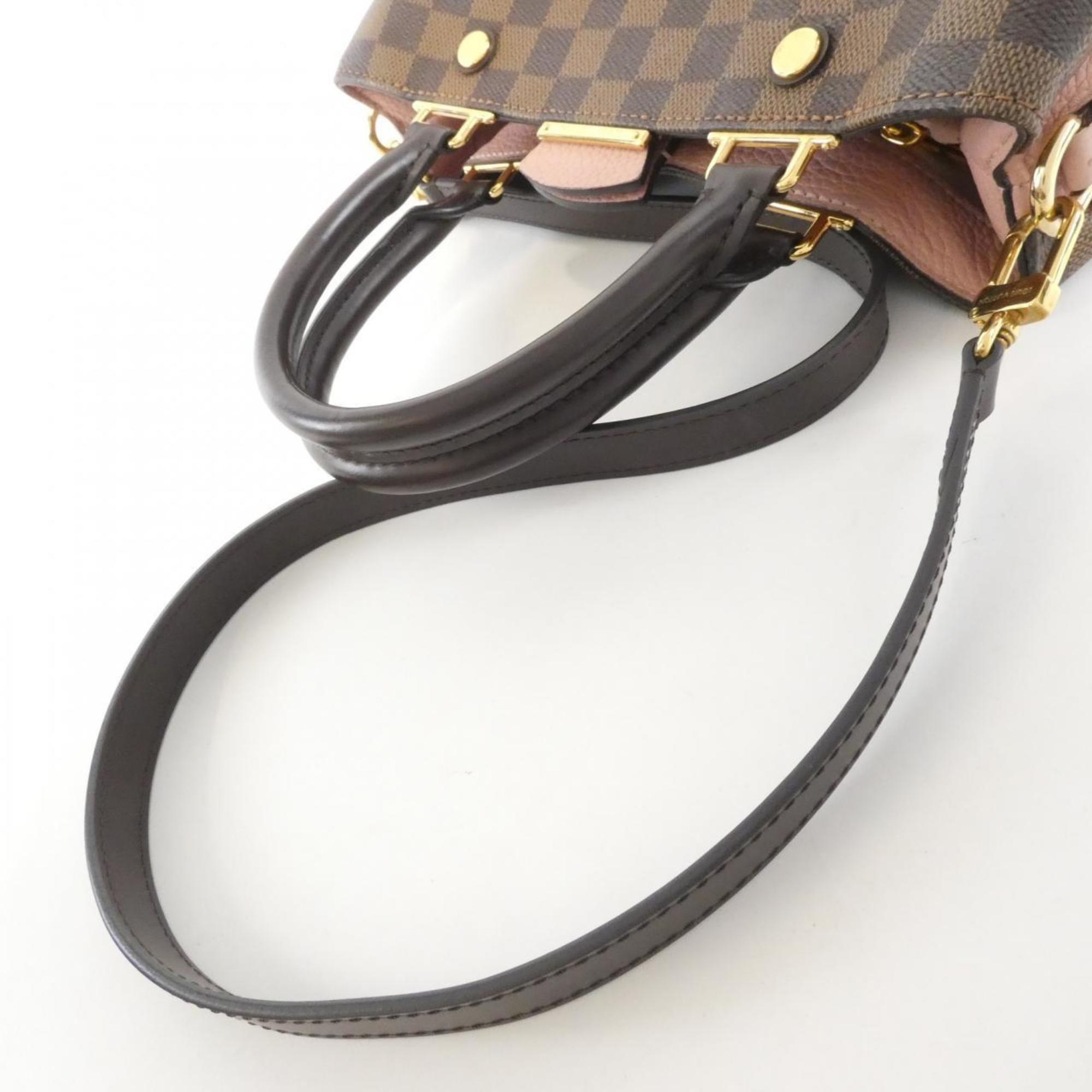 Louis Vuitton Damier Ebene Magnolia Coated Canvas Handbag