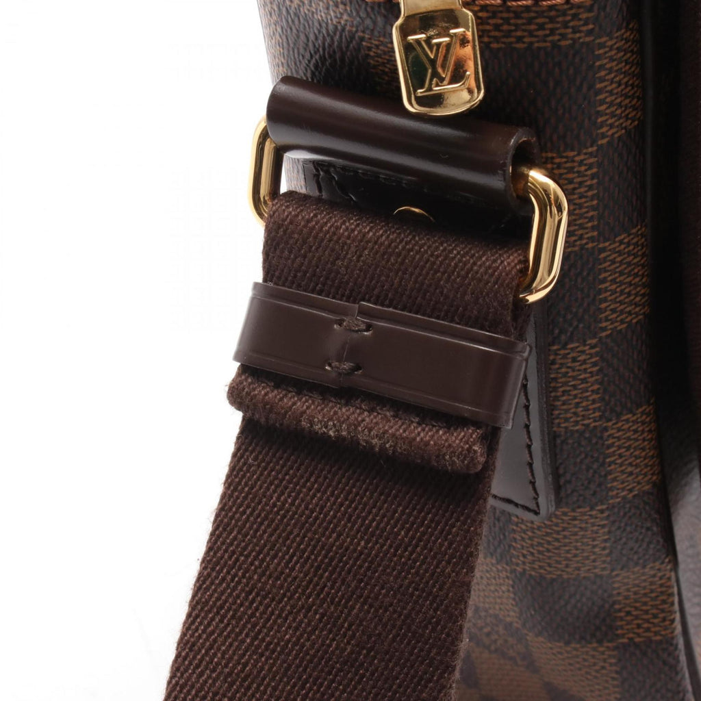 Louis Vuitton Brown Damier Canvas Coated Canvas Leather Shoulder Bag