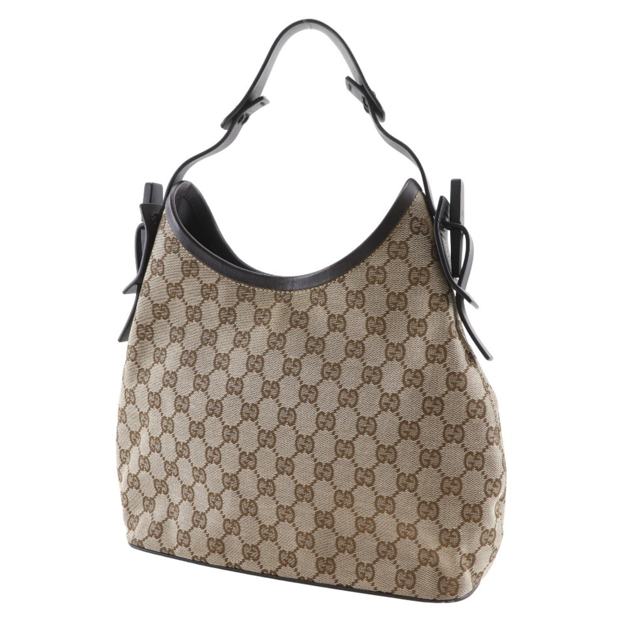 Gucci Brown Gg Canvas Shoulder Bag (Pre-Owned)