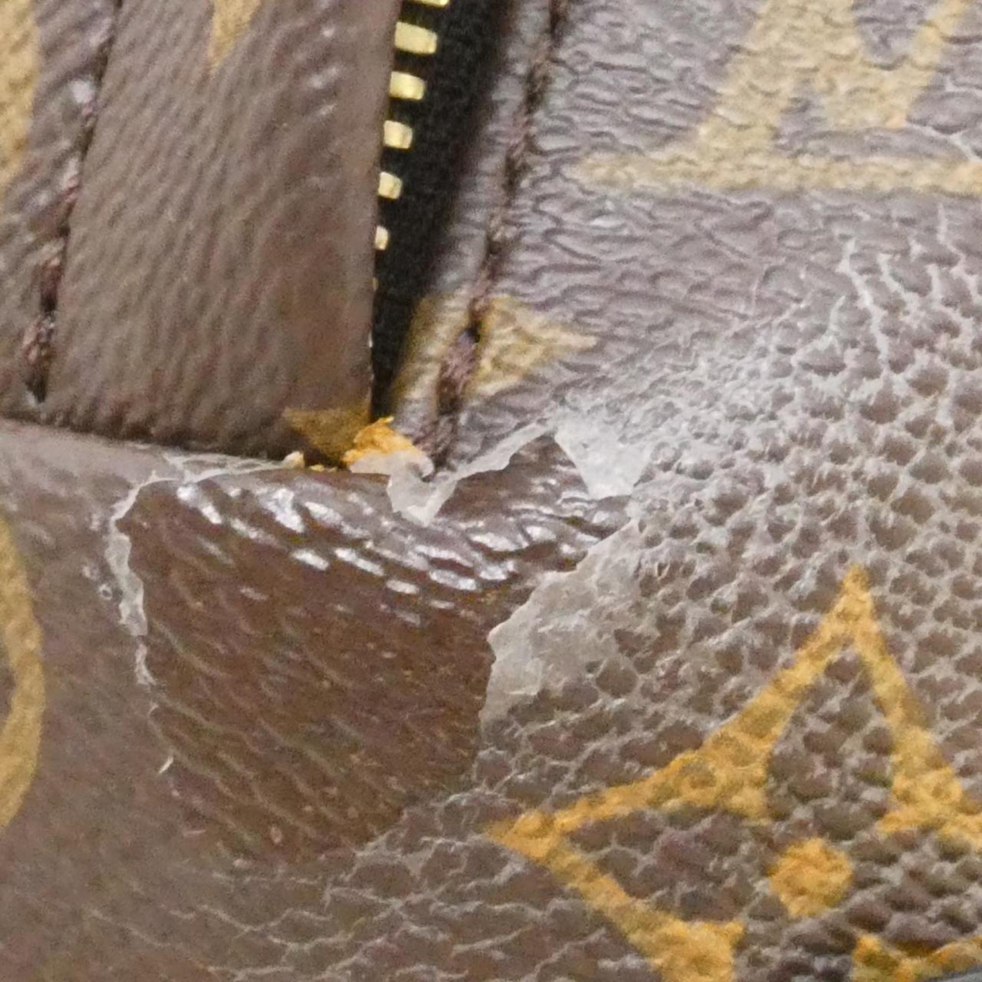 Louis Vuitton Brown Coated Canvas Backpack
