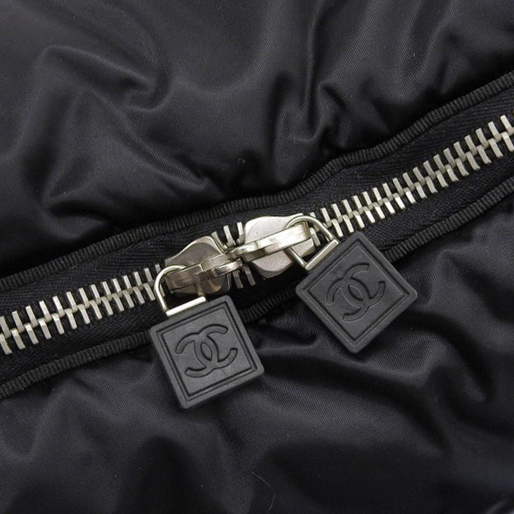 Chanel Black Nylon Boston Bag