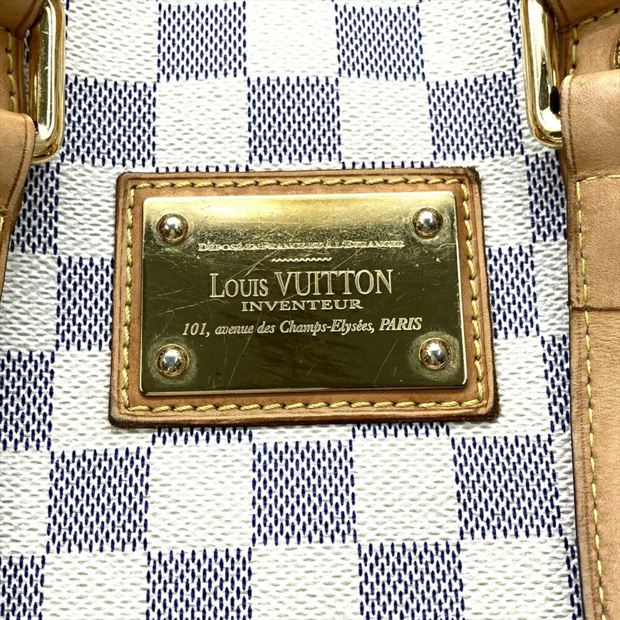 Louis Vuitton Damier Azur White Damier Azur Tote Bag
