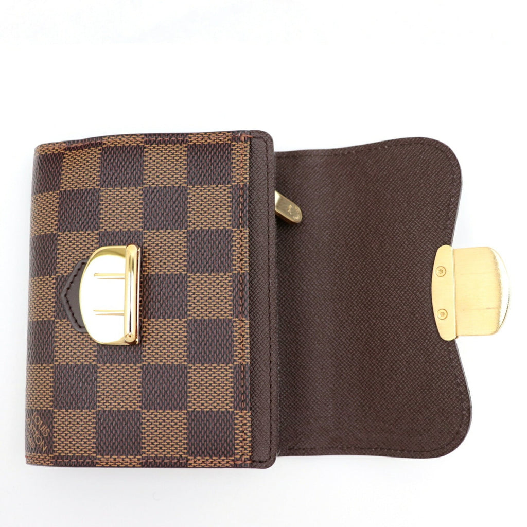 Louis Vuitton Damier Women's Damier Canvas Wallet (tri-fold) Br
