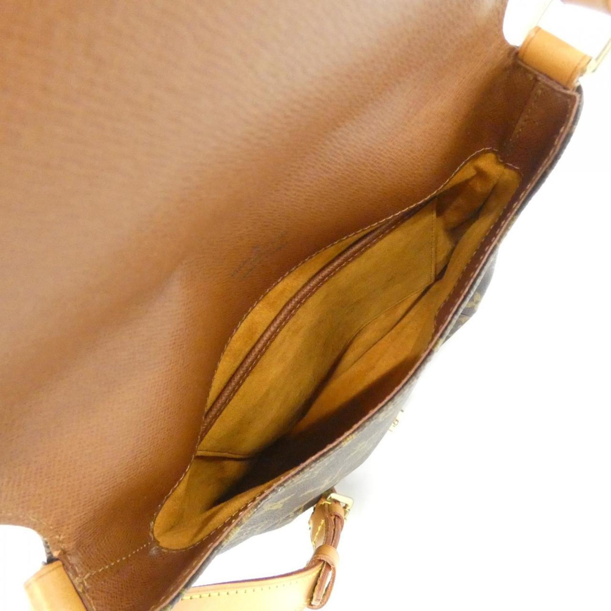 Louis Vuitton Marron Coated Canvas Shoulder Bag