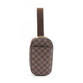 Louis Vuitton Brown Damier Canvas Coated Canvas Leather Fanny Pack Sling Bag