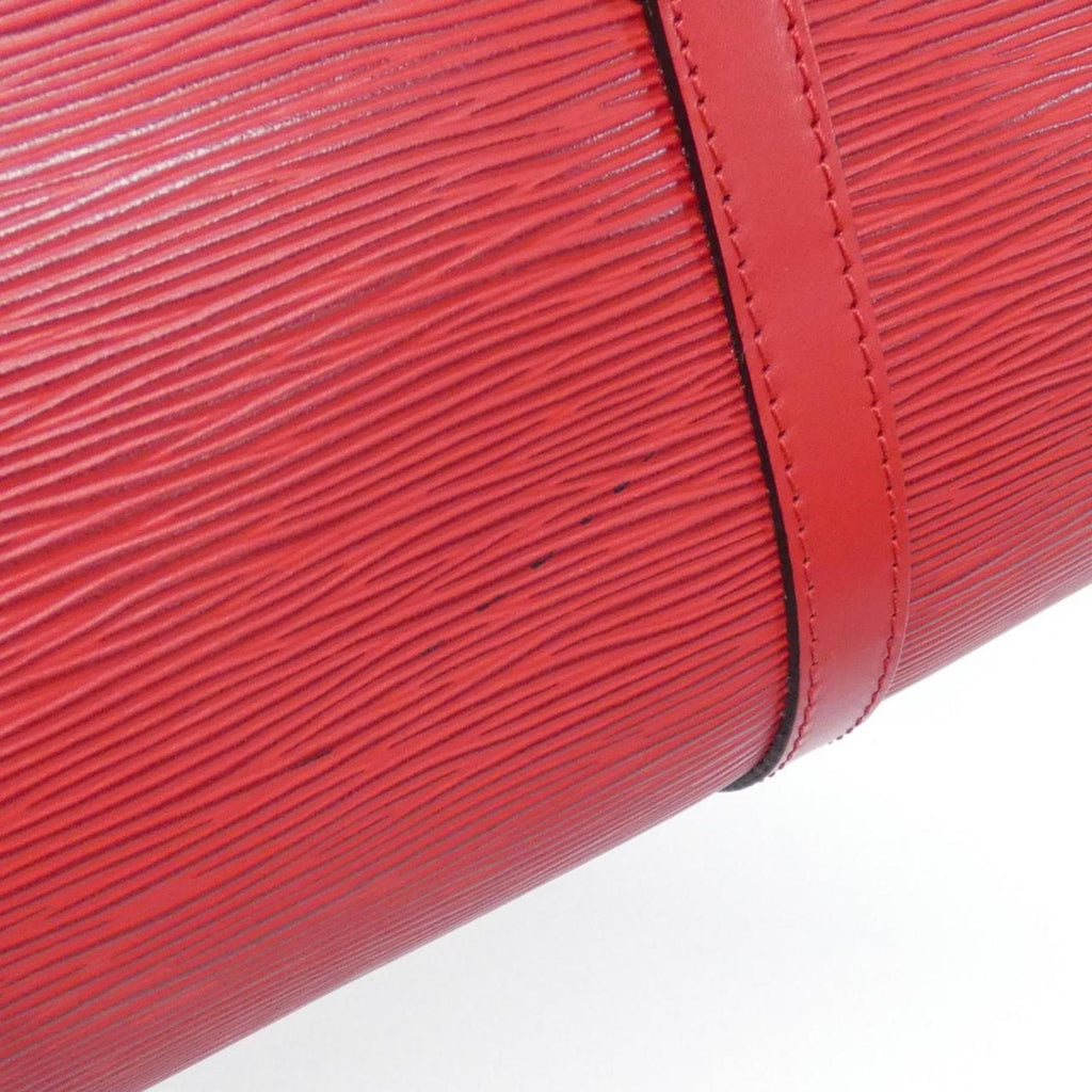 Louis Vuitton Red Color Leather Handbag Pouch