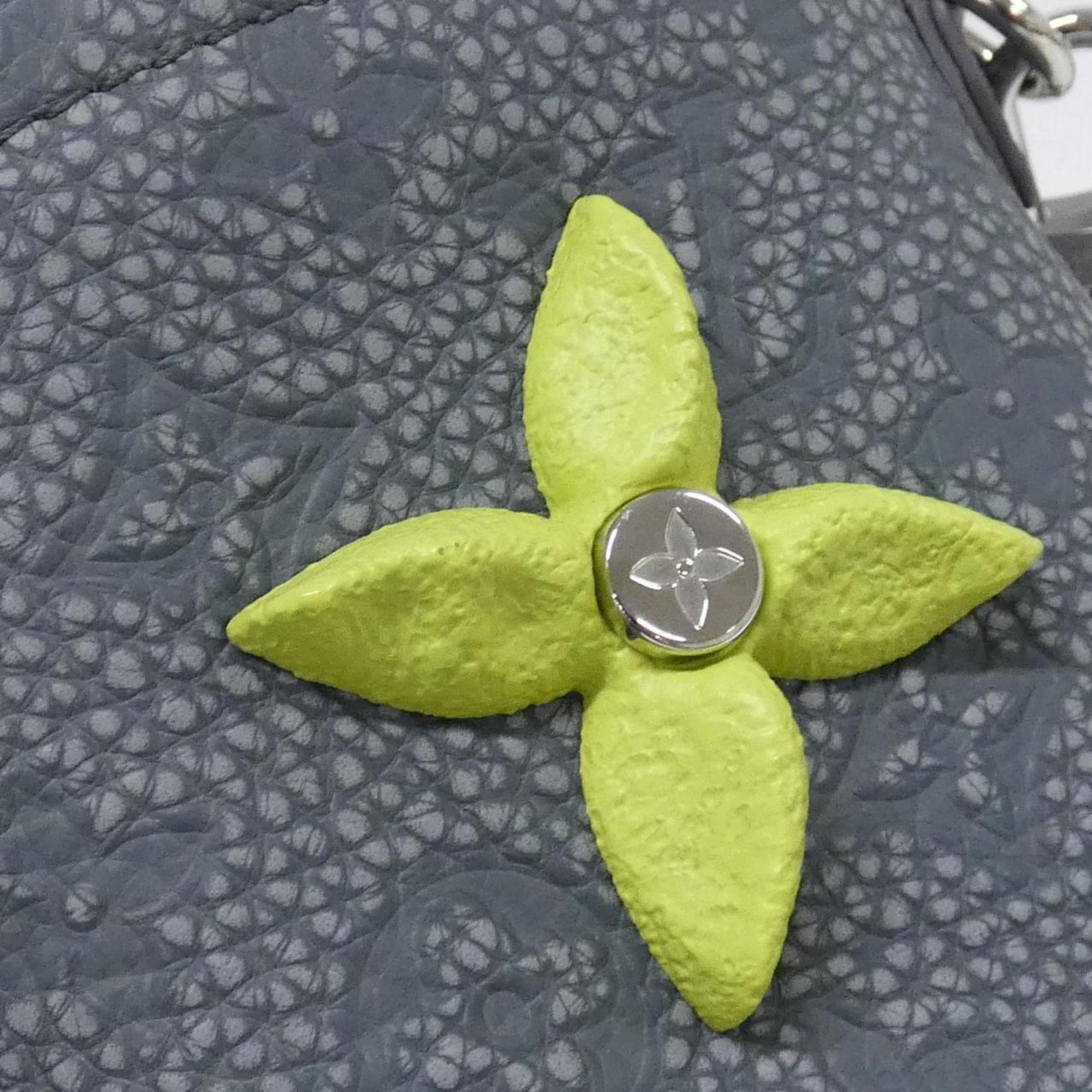 Louis Vuitton Gray Leather Pouch