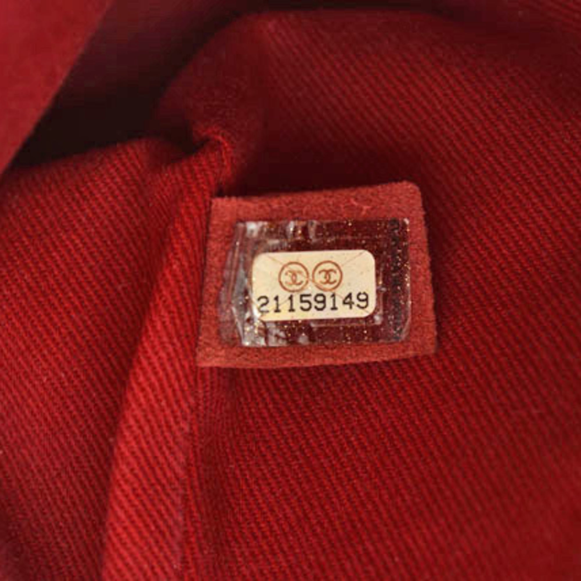 Chanel Red Color Leather Shoulder Bag