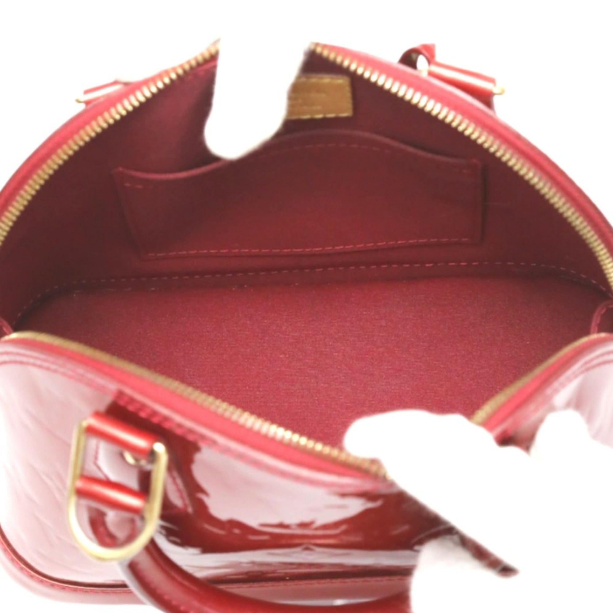 Louis Vuitton Monogram Vernis Red Color Monogram Vernis Handbag