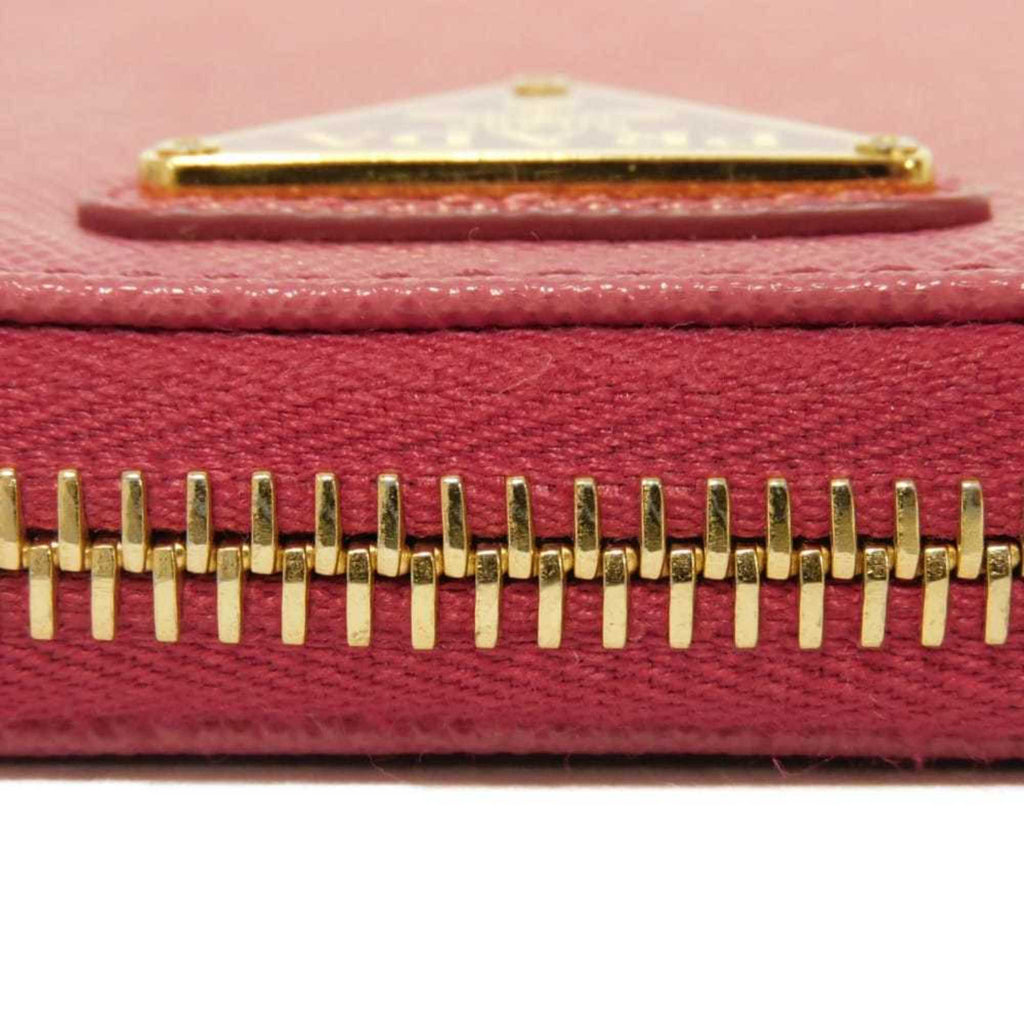 Prada Saffiano Pink Leather Coin Purse/Coin Case