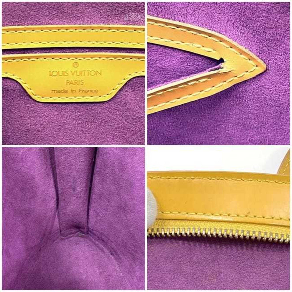 Louis Vuitton Yellow Epi Leather Tote Bag