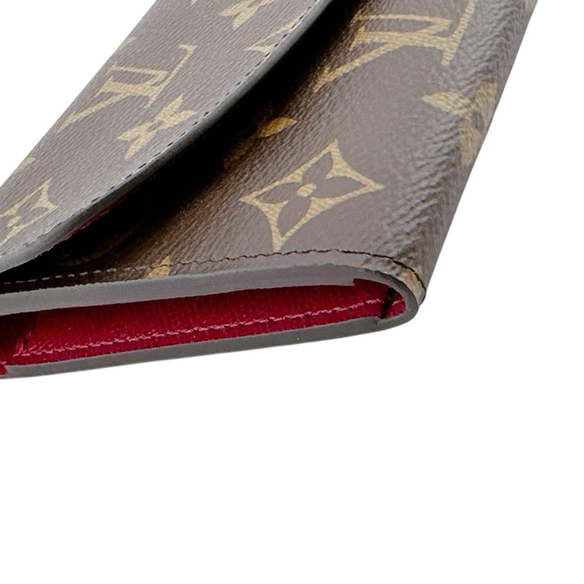 Louis Vuitton Monogram Brown Rouge Monogram Long Wallet