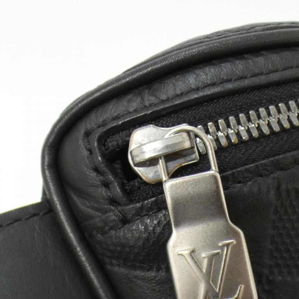 Louis Vuitton Infini Onyx Leather Fanny Pack Shoulder Bag Sling Bag