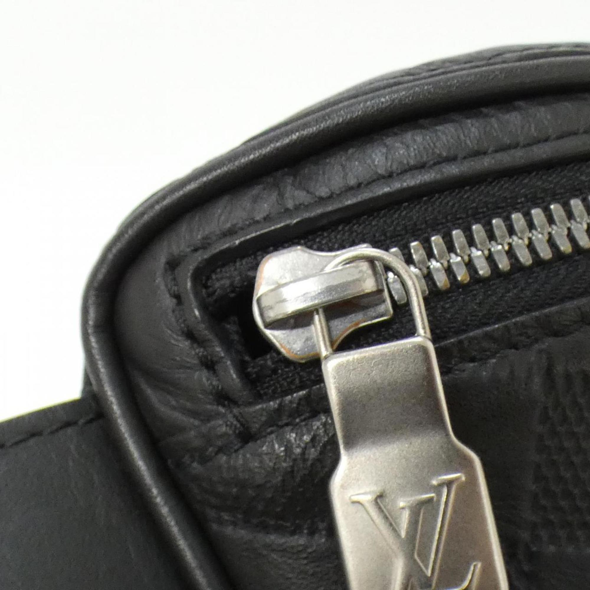Louis Vuitton Infini Onyx Leather Fanny Pack Shoulder Bag Sling Bag