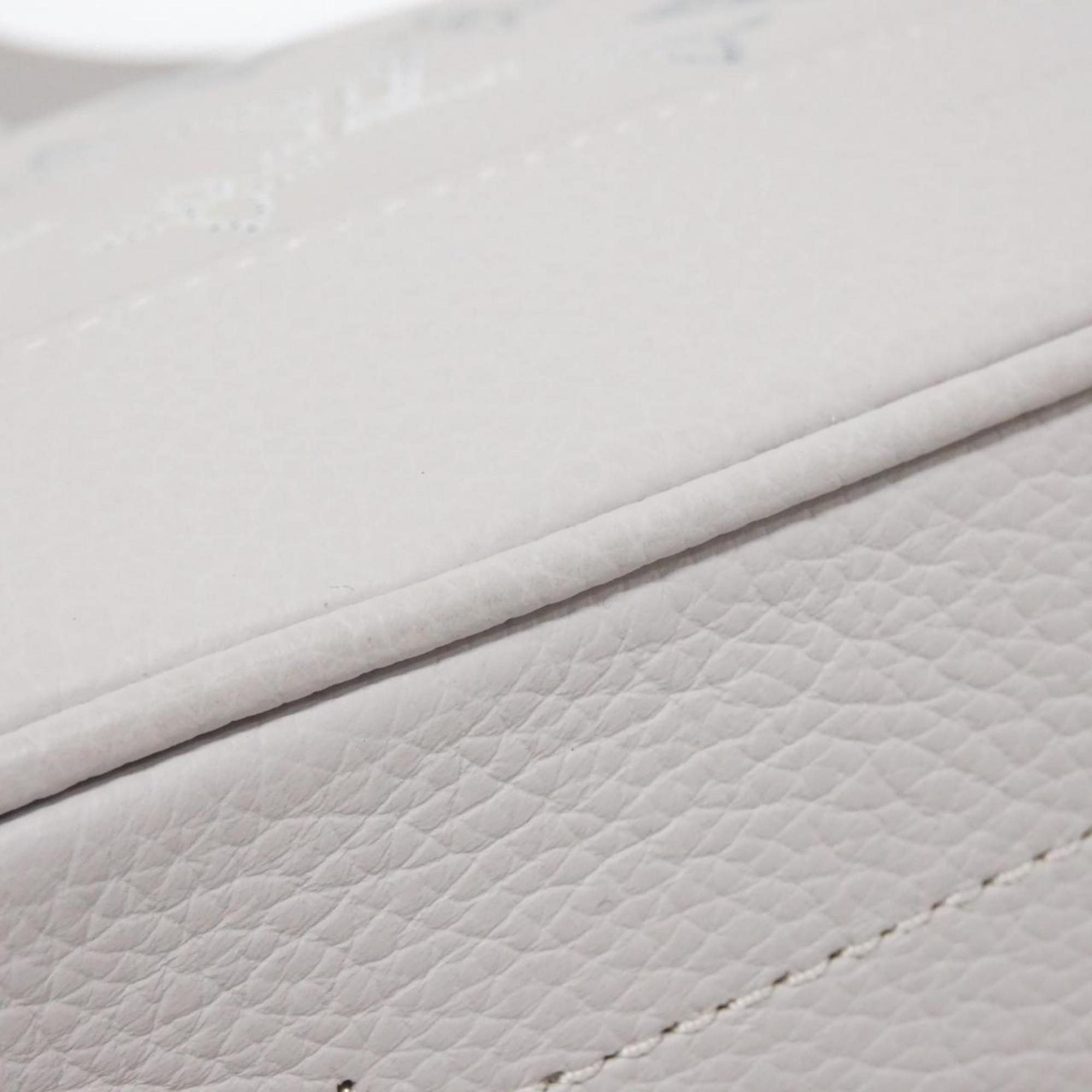 Louis Vuitton Gray Leather Shoulder Bag