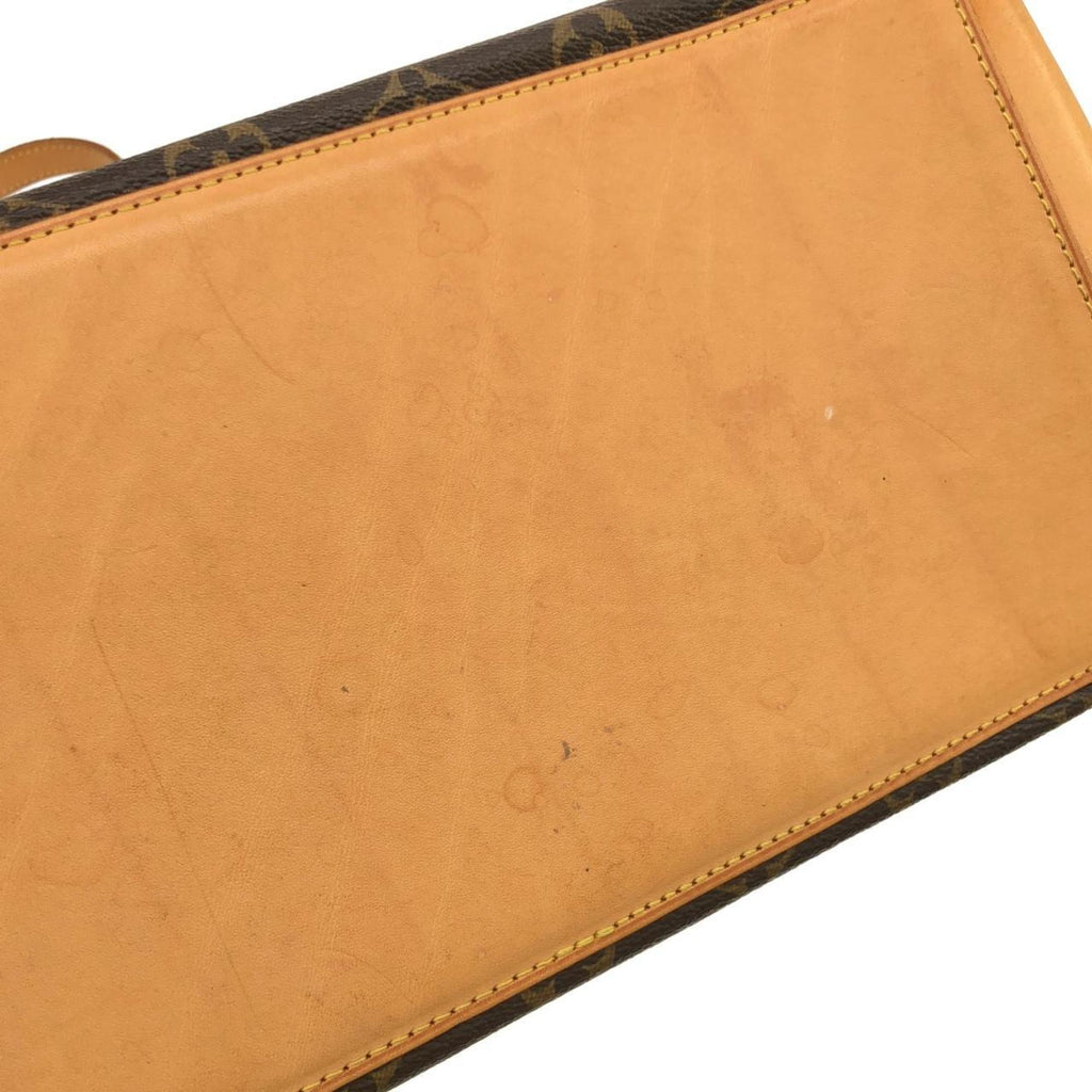 Louis Vuitton Marron Coated Canvas Handbag