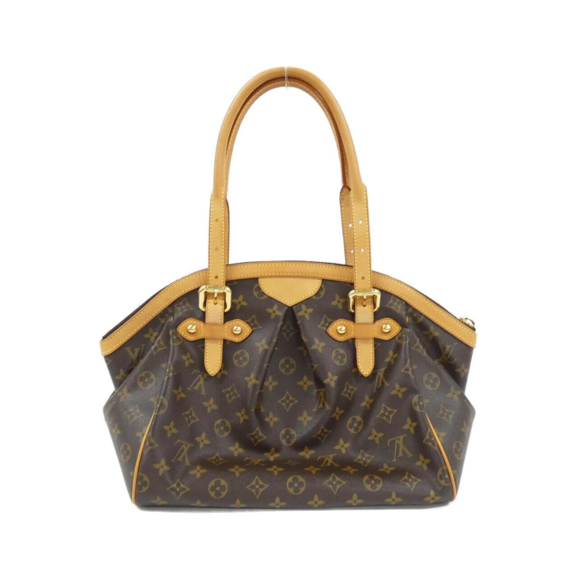 Louis Vuitton Brown Coated Canvas Shoulder Bag