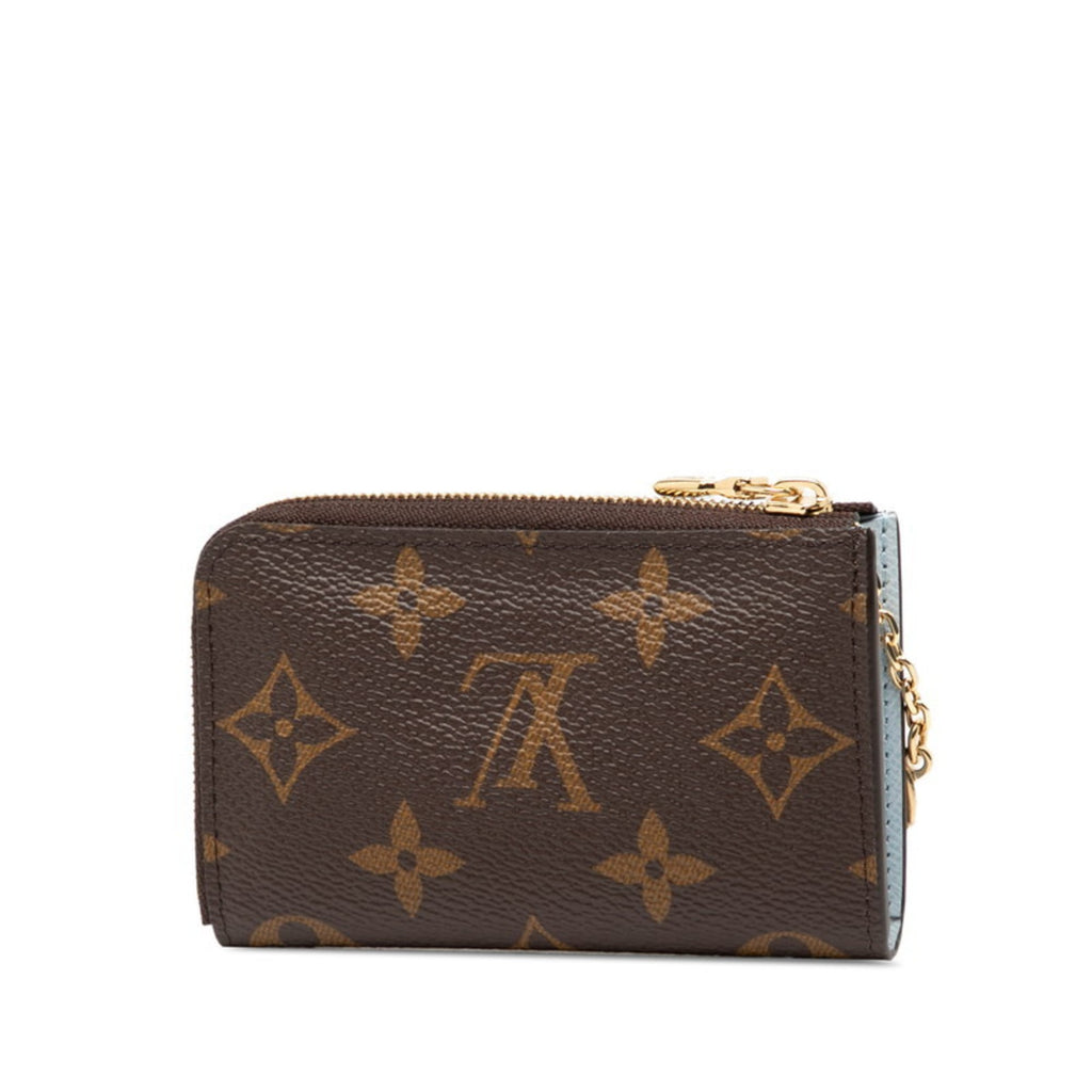 Louis Vuitton Brown Pvc Leather Coin Purse/Coin Case