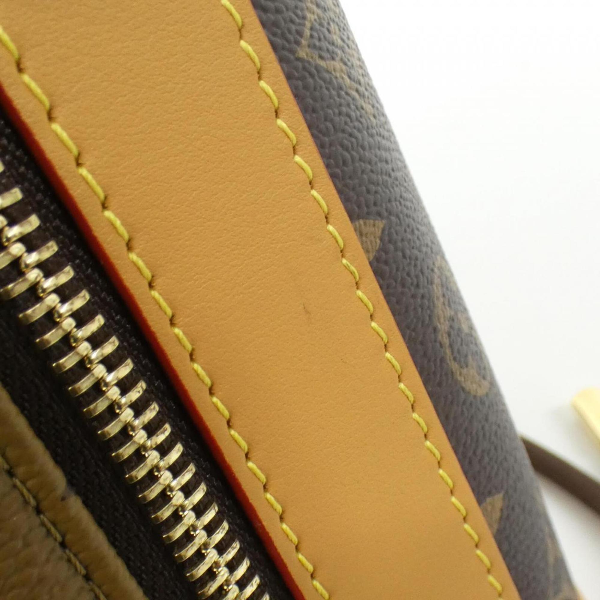 Louis Vuitton Marron Coated Canvas Shoulder Bag