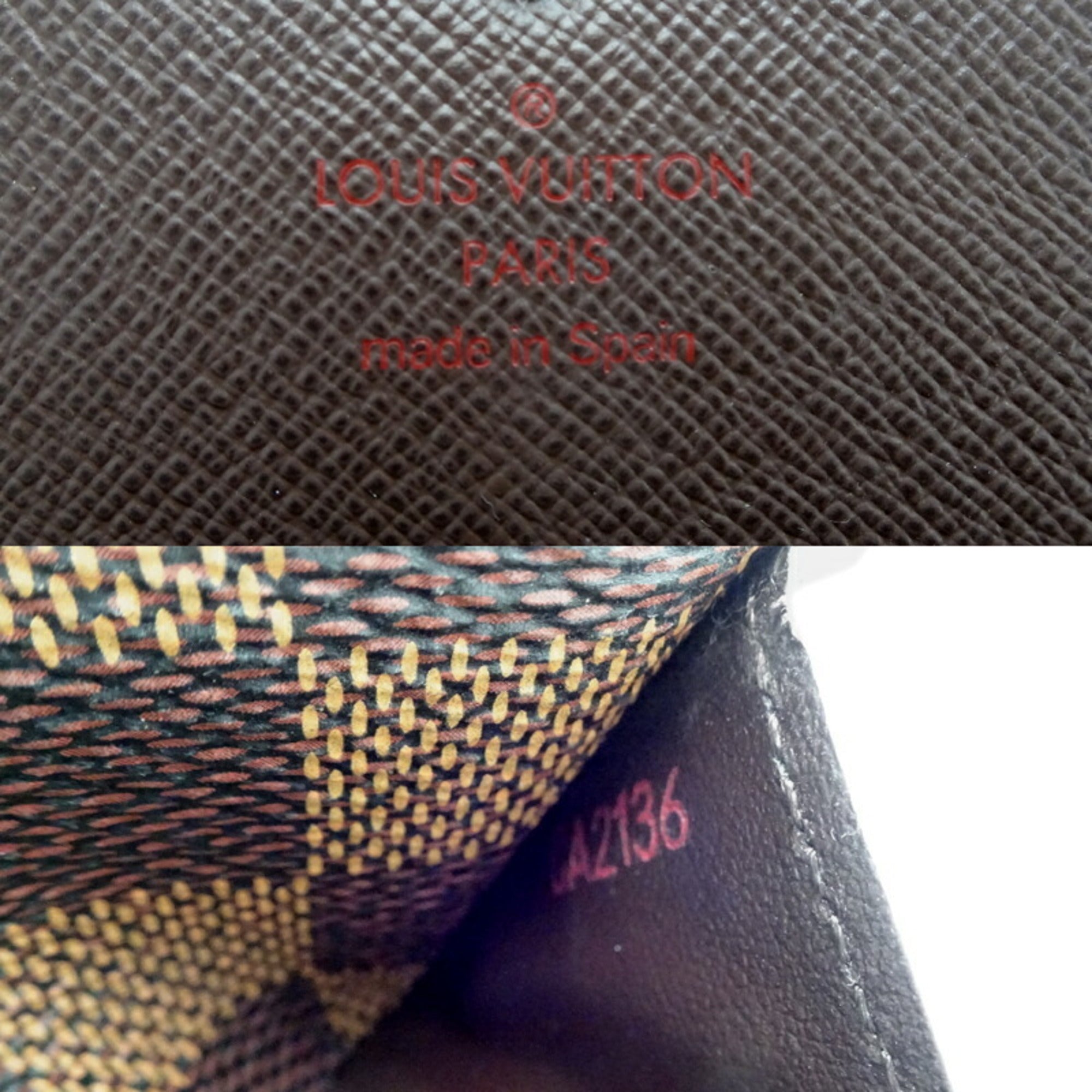 Louis Vuitton Damier Brown Damier Canvas Galle Coin Purse/Coin Case