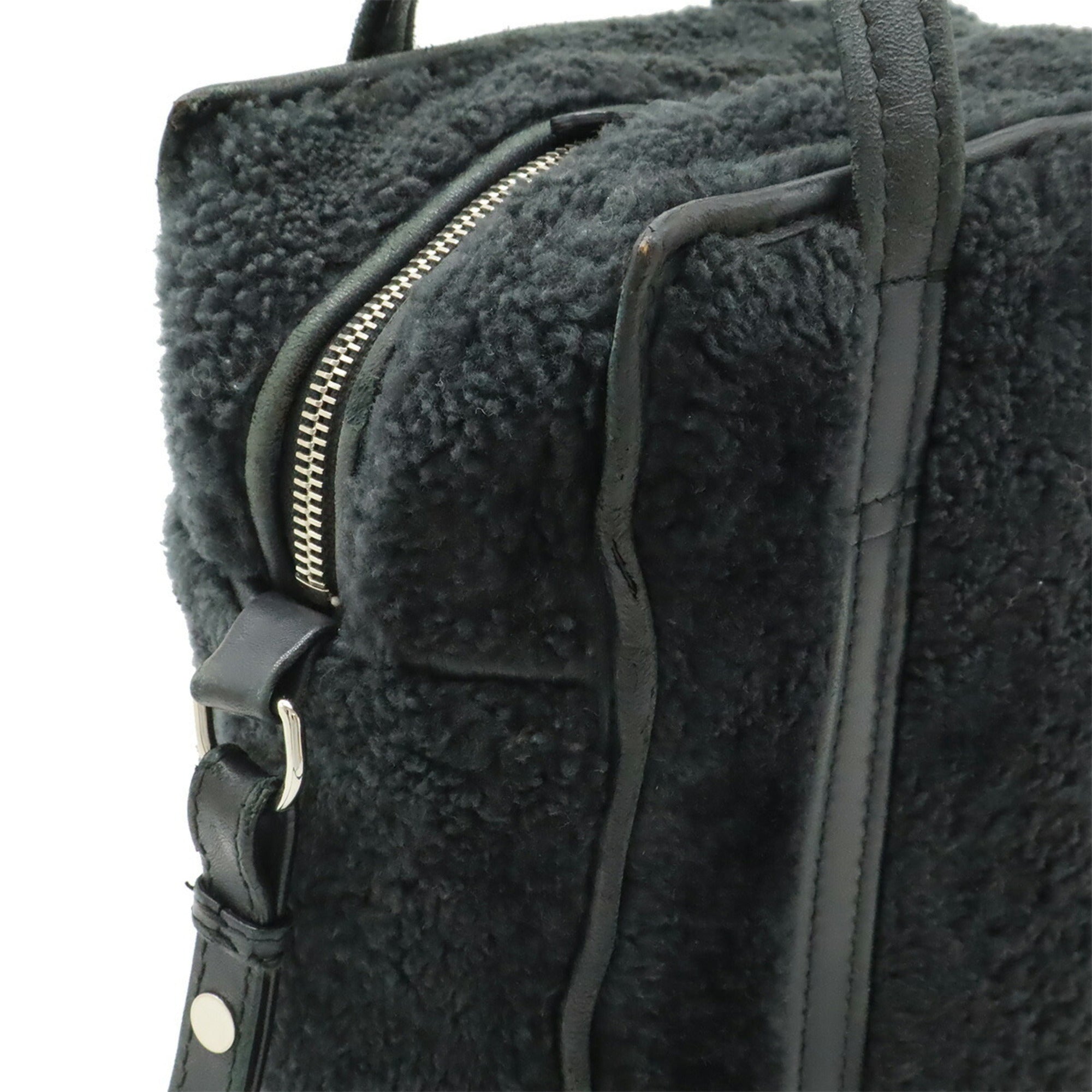 Balenciaga Black Leather Handbag Shoulder