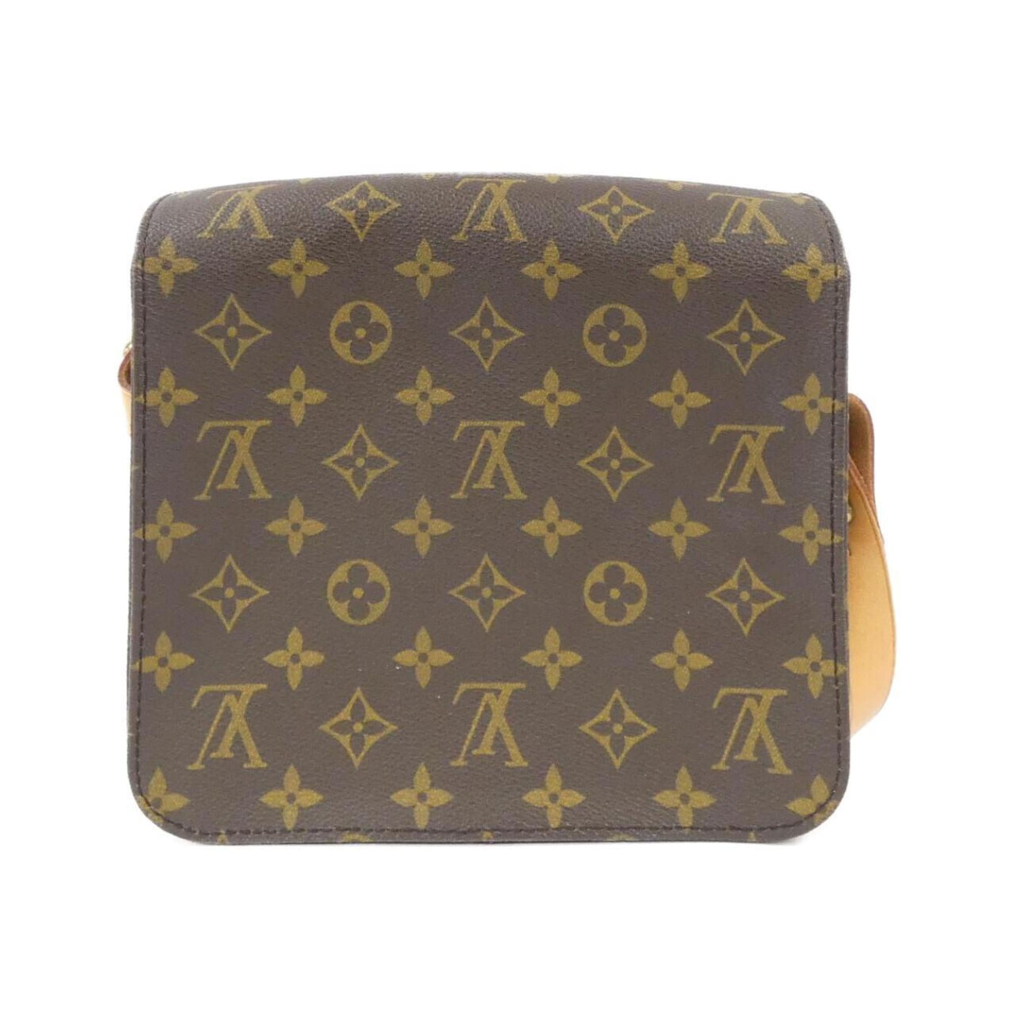 Louis Vuitton Brown Coated Canvas Shoulder Bag
