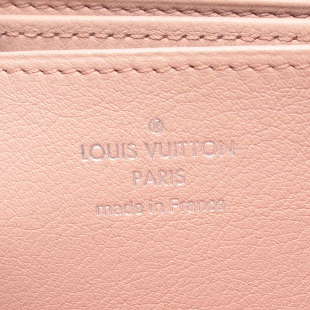 Louis Vuitton Magnolia Pink Mahina Leather Long Wallet