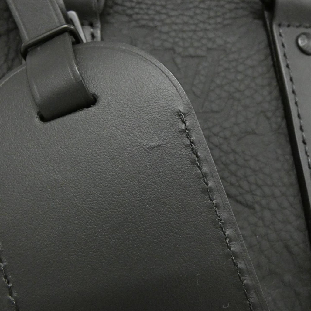Louis Vuitton Black Leather Boston Bag