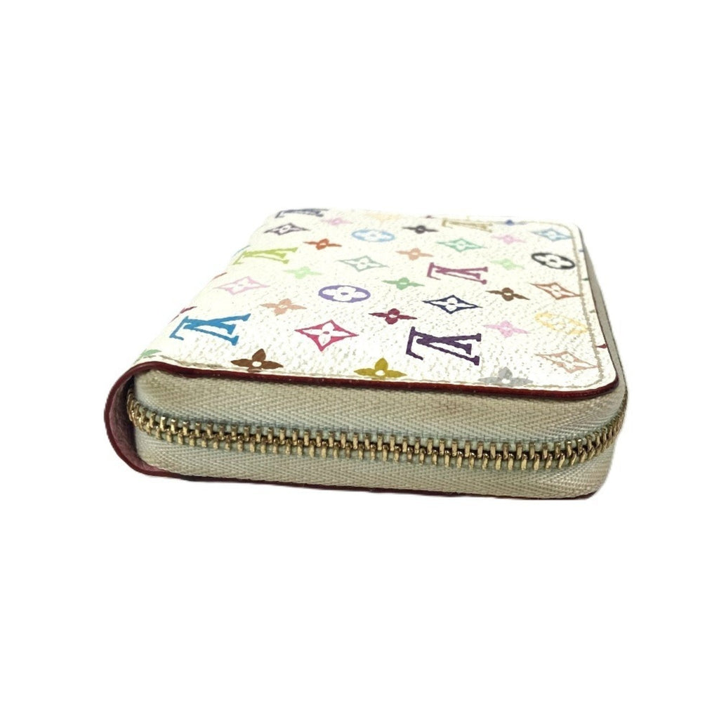 Louis Vuitton Monogram Multicolore Litchi White Monogram Multicolore Coin Purse/Coin Case