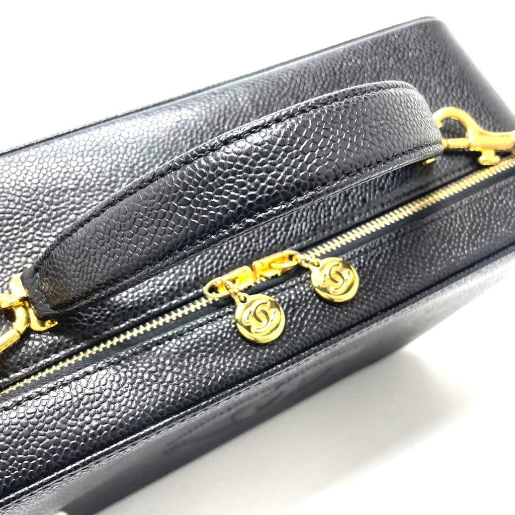 Chanel Black Leather Handbag