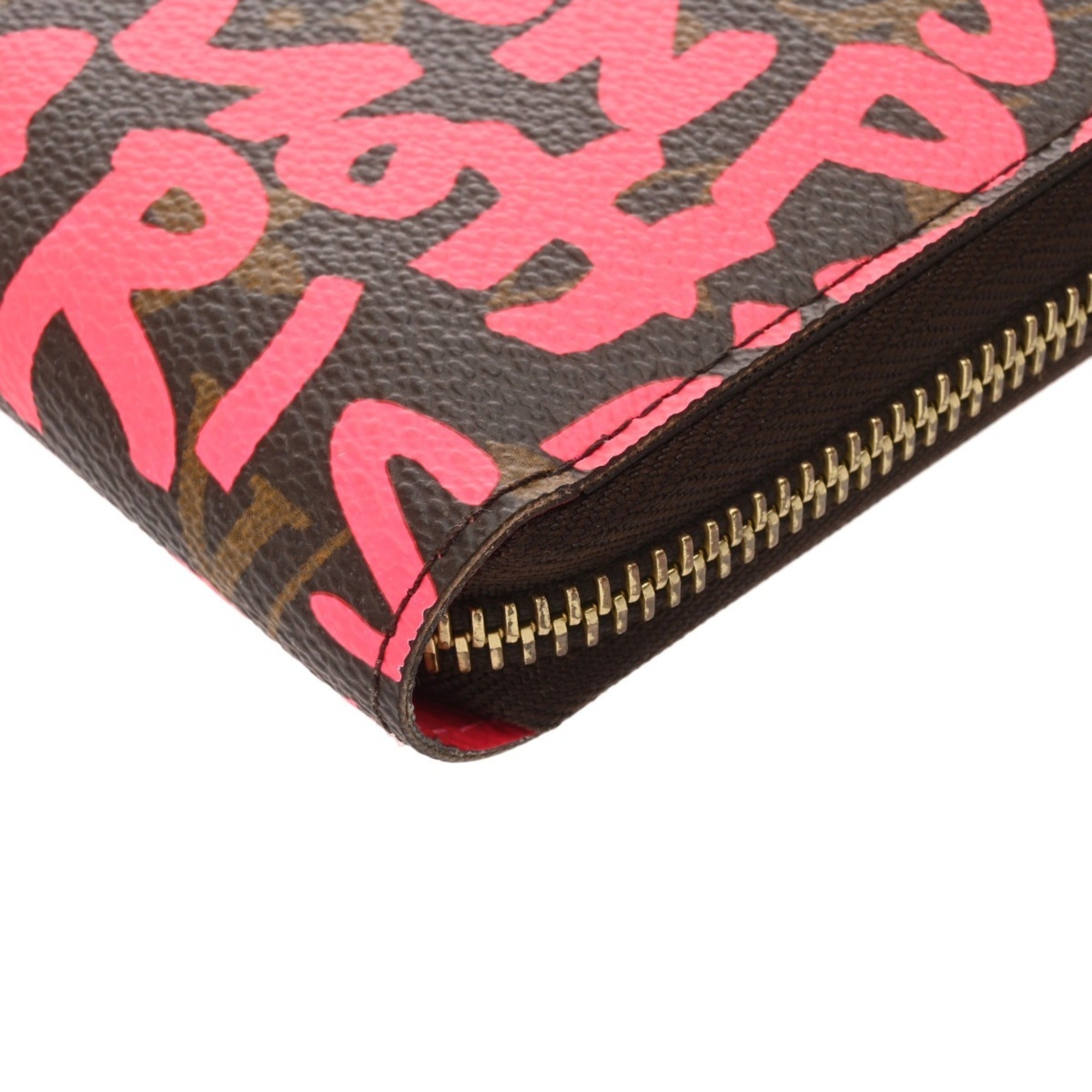 Louis Vuitton Monogram Graffiti Fuchsia Monogram Monogram Graffiti Long Bill Wallet