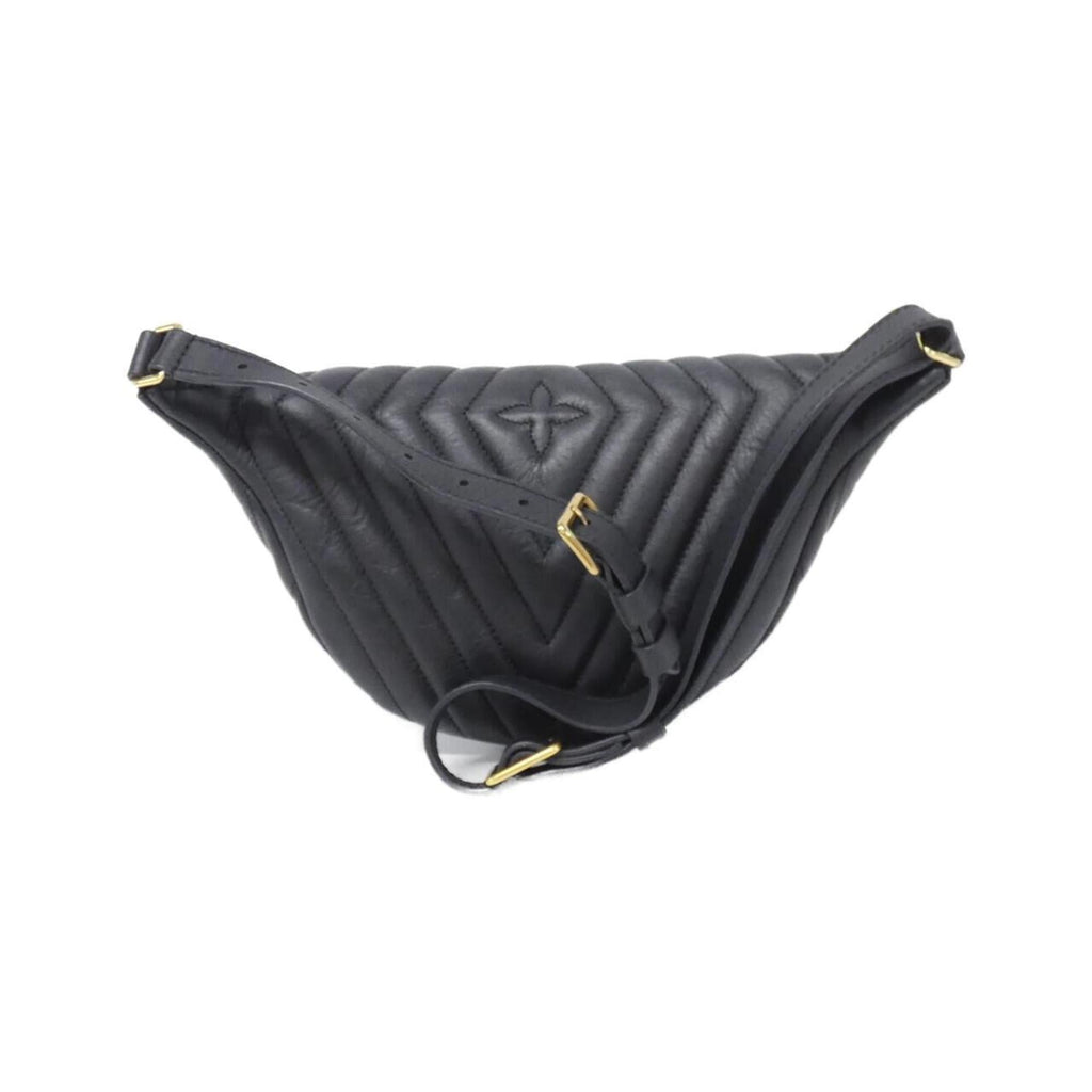 Louis Vuitton Black Leather Shoulder Bag