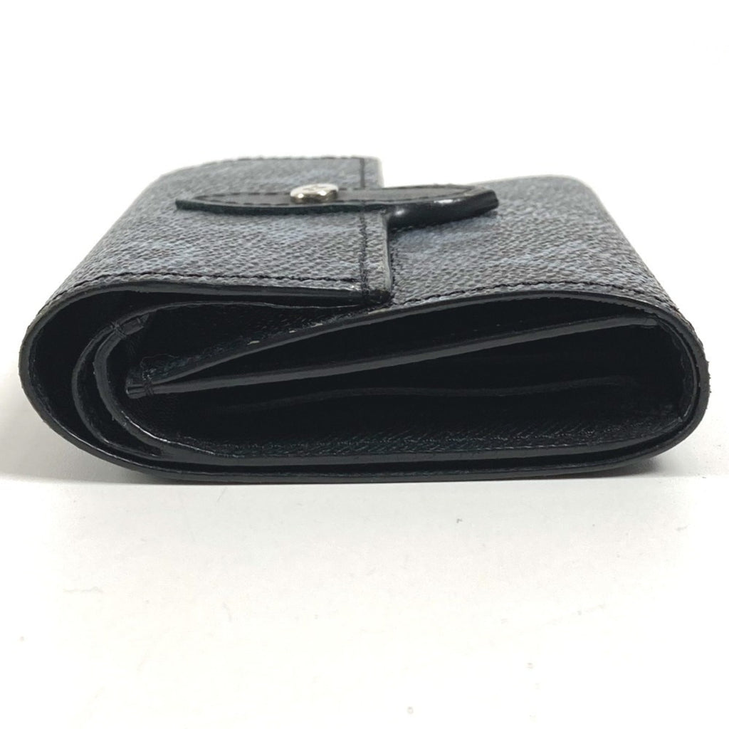 Louis Vuitton Navy Leather Chain/Shoulder Wallet