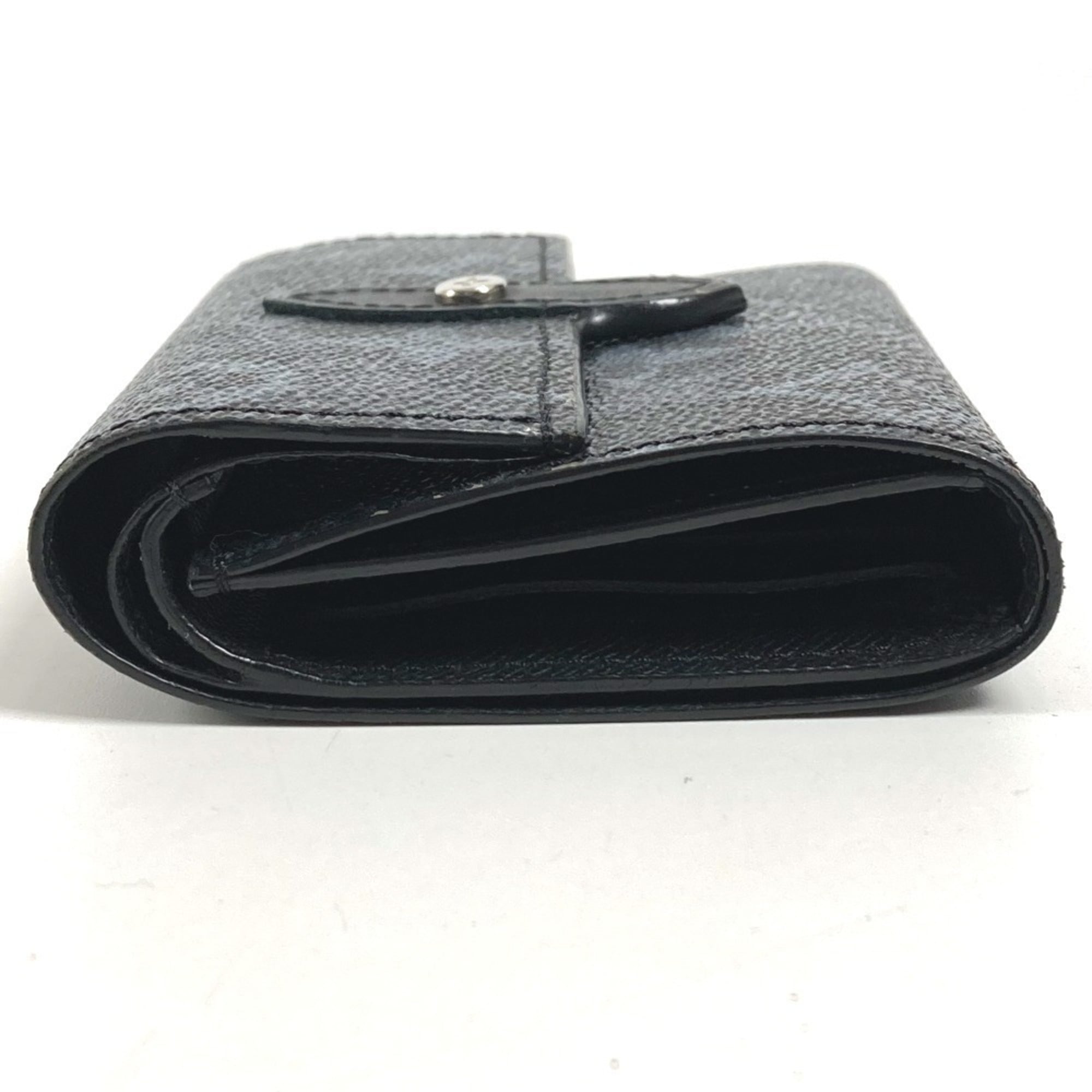 Louis Vuitton Navy Leather Chain/Shoulder Wallet