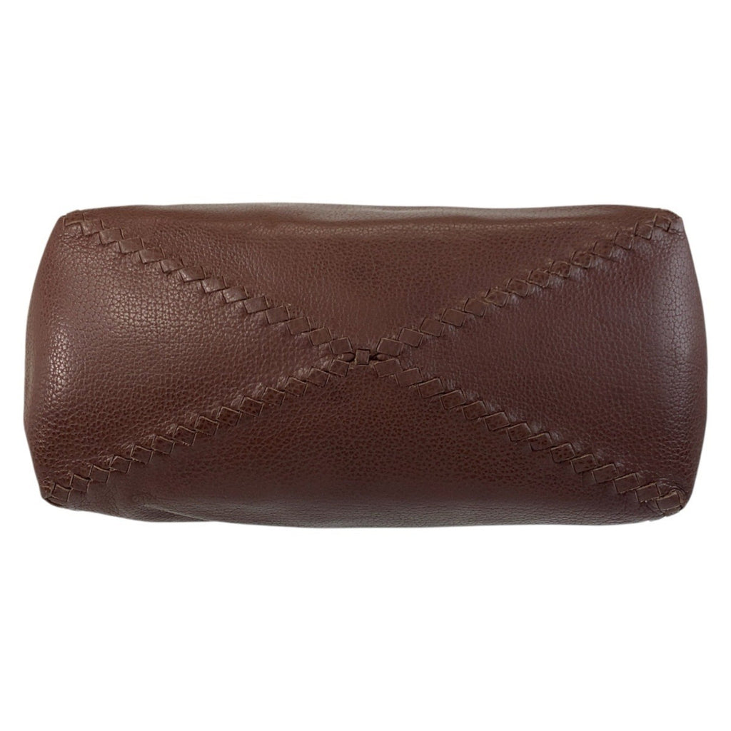 Bottega Veneta Brown Leather Handbag Tote Bag