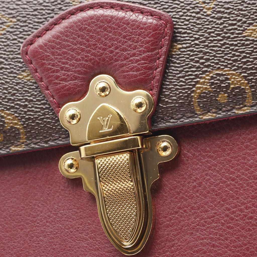 Louis Vuitton Bordeaux Brown Monogram Coated Canvas Leather Shoulder Bag