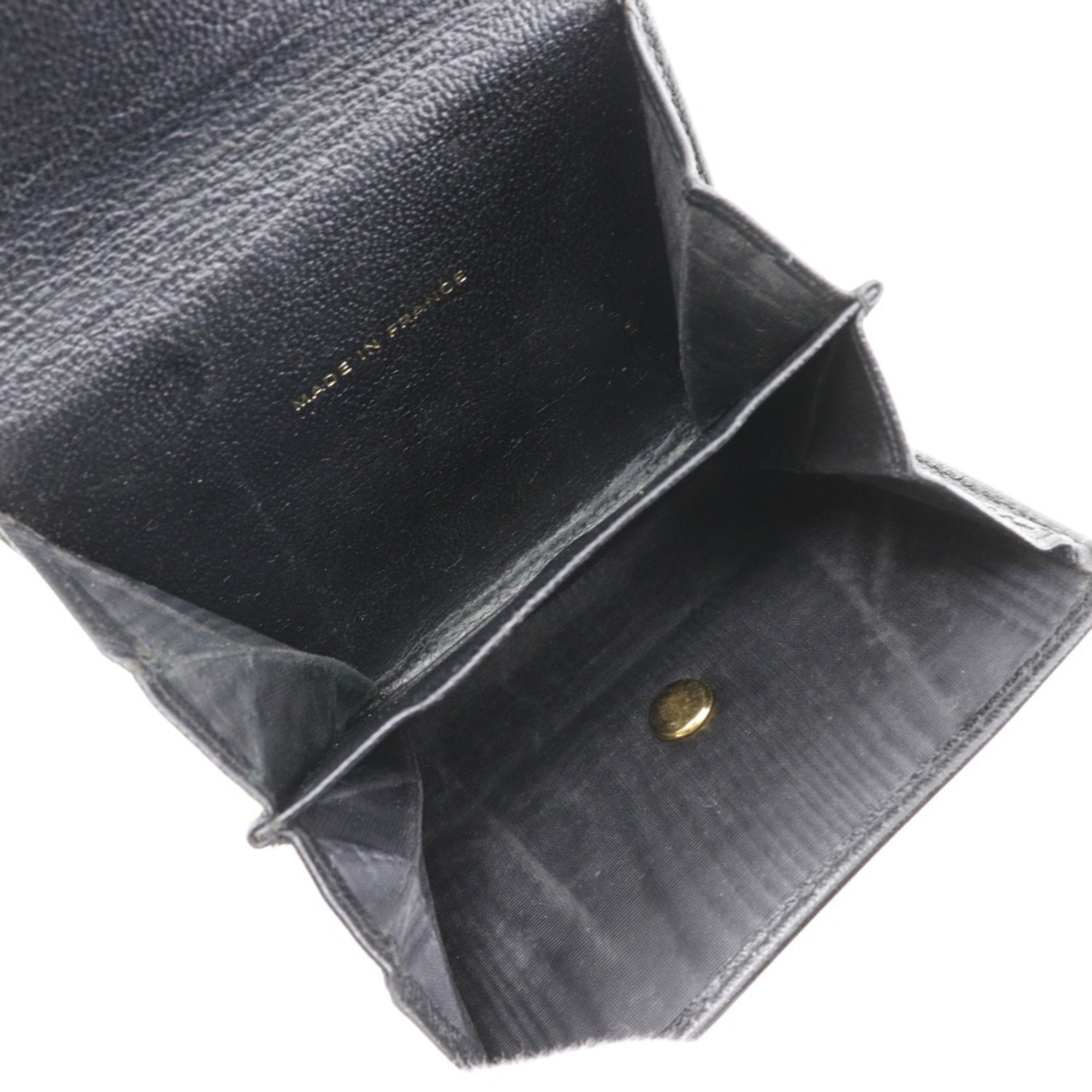 Chanel Black Leather Wallet (Bi-Fold)