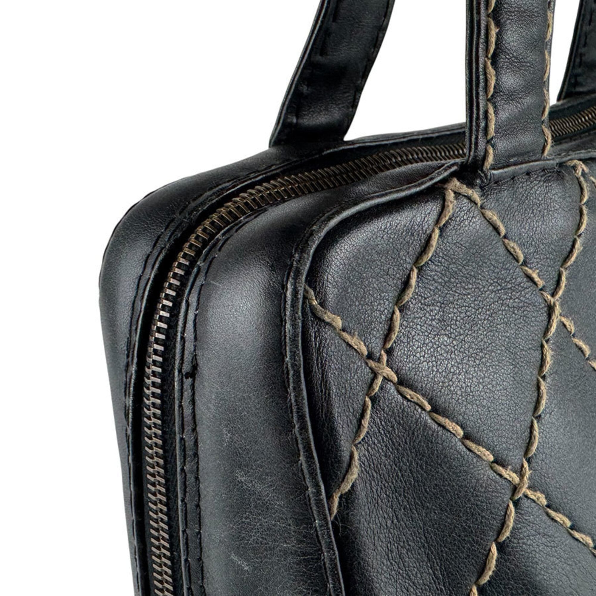 Chanel Black Leather Handbag