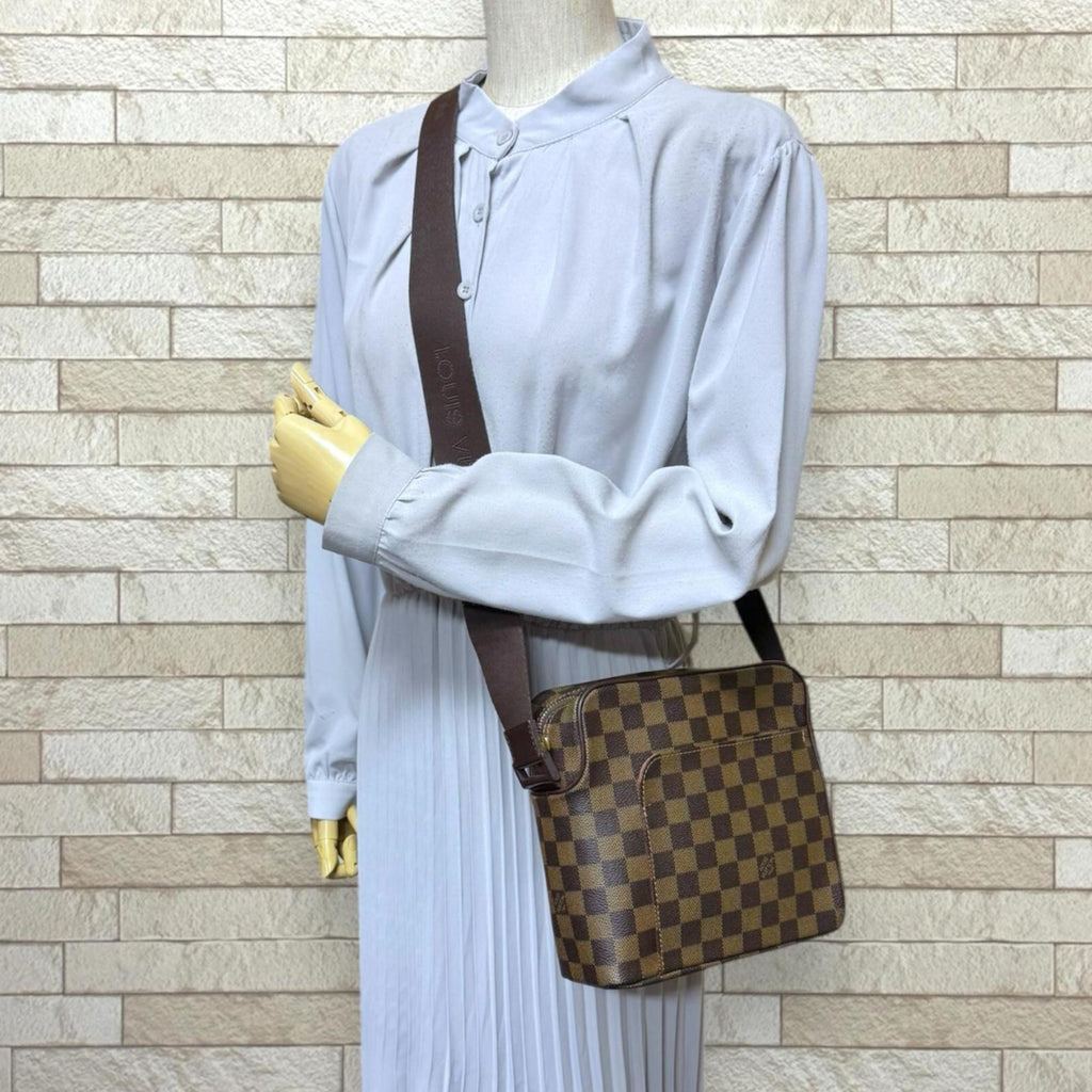 Louis Vuitton Brown Damier Canvas Shoulder Bag