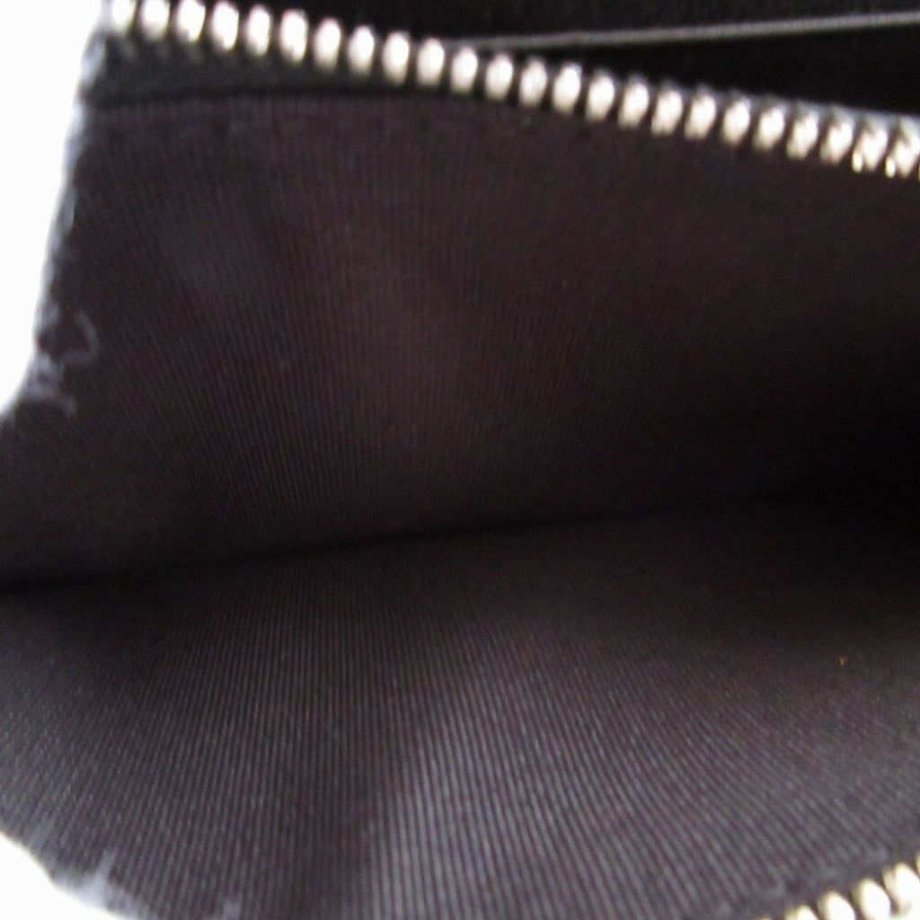 Burberry Navy Leather Long Wallet (Bi-Fold)