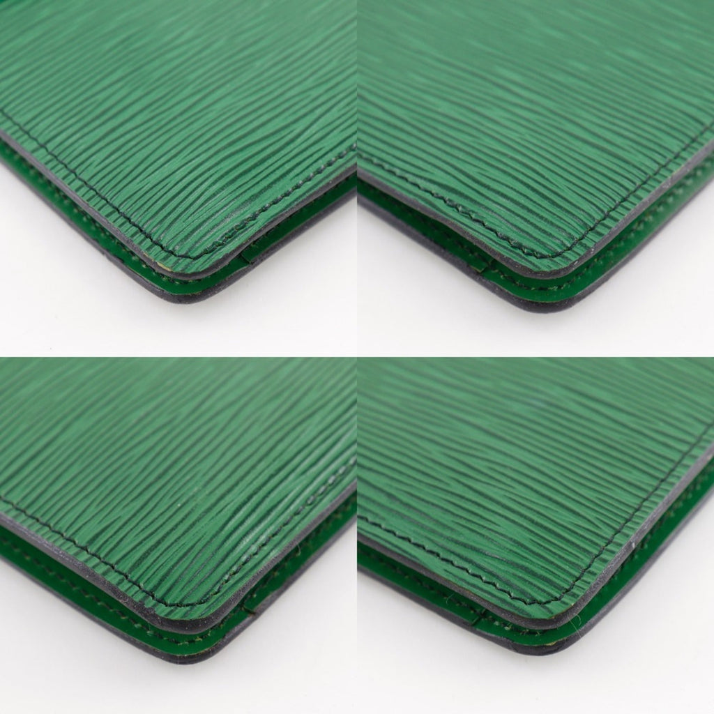 Louis Vuitton Borneo Green Green Epi Leather Clutch Bag