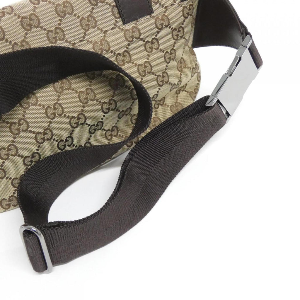 Gucci Beige Brown Gg Canvas Fanny Pack (Pre-Owned)