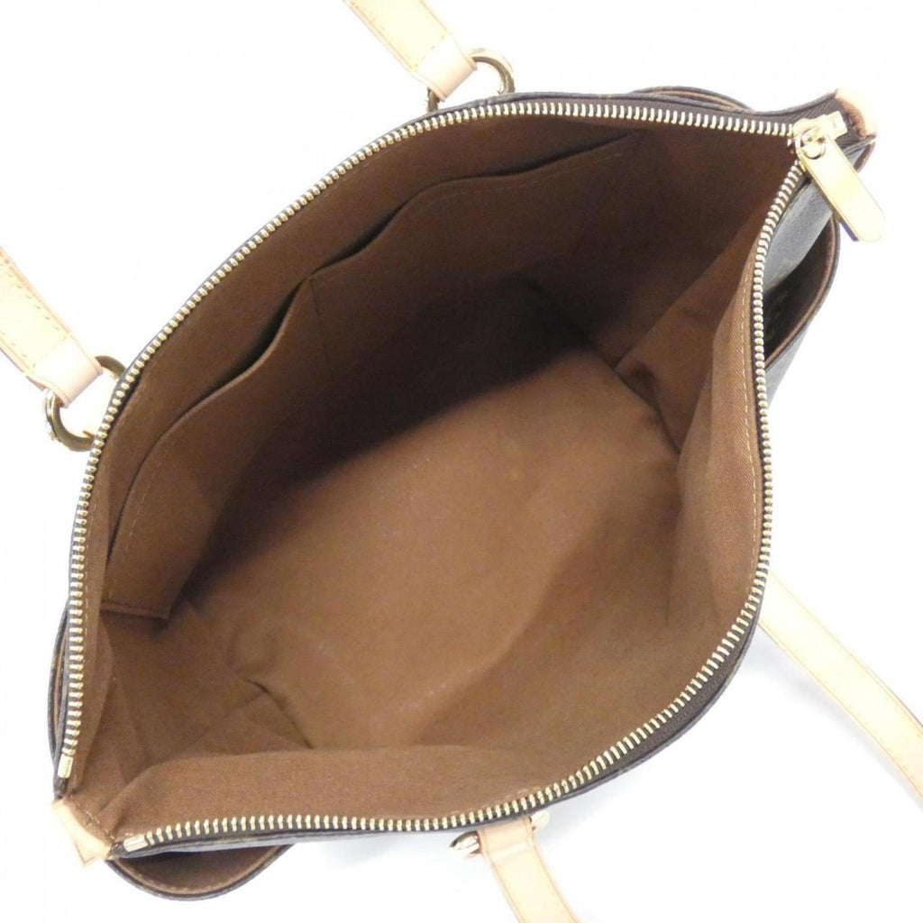 Louis Vuitton Brown Coated Canvas Handbag