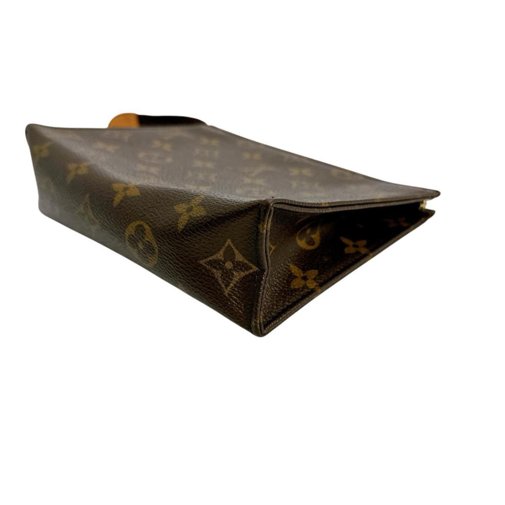Louis Vuitton Brown Monogram Canvas Pochette Pouch Wash Bag