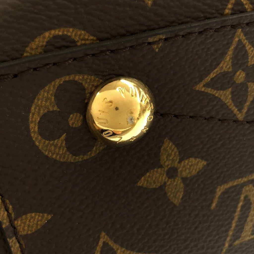 Louis Vuitton Brown Coated Canvas Handbag