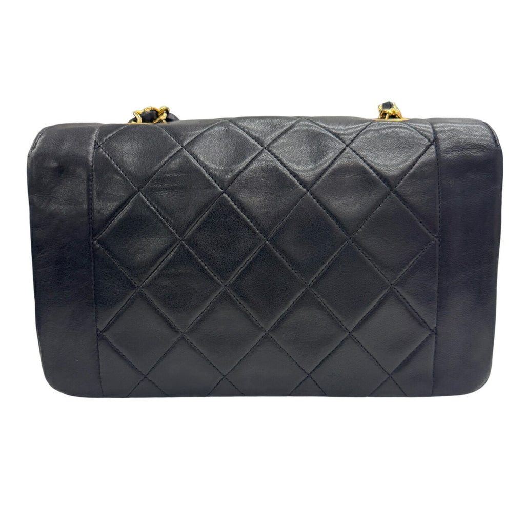 Chanel Matelasse Black Leather Shoulder Bag