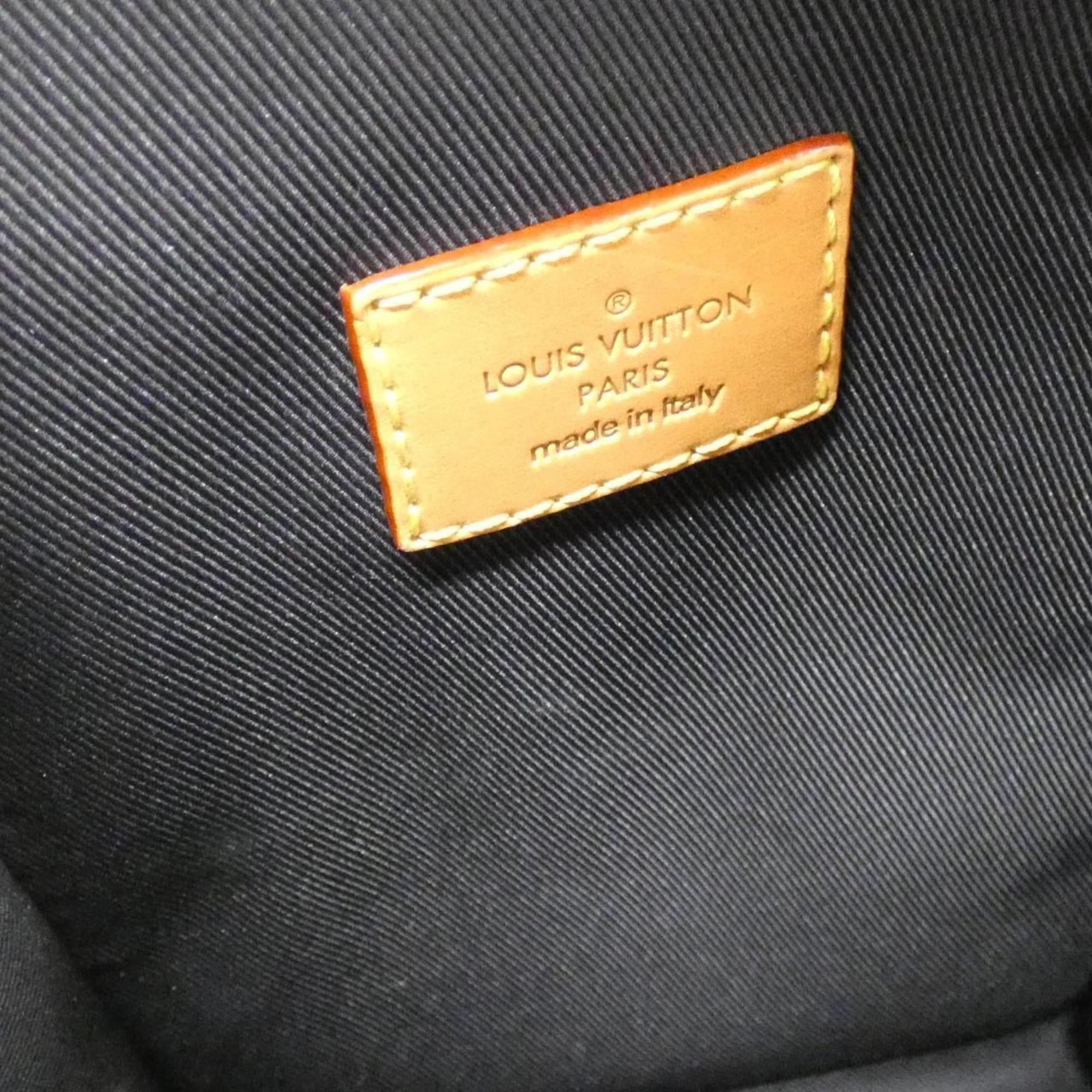 Louis Vuitton Brown Dark Brown Coated Canvas Shoulder Bag