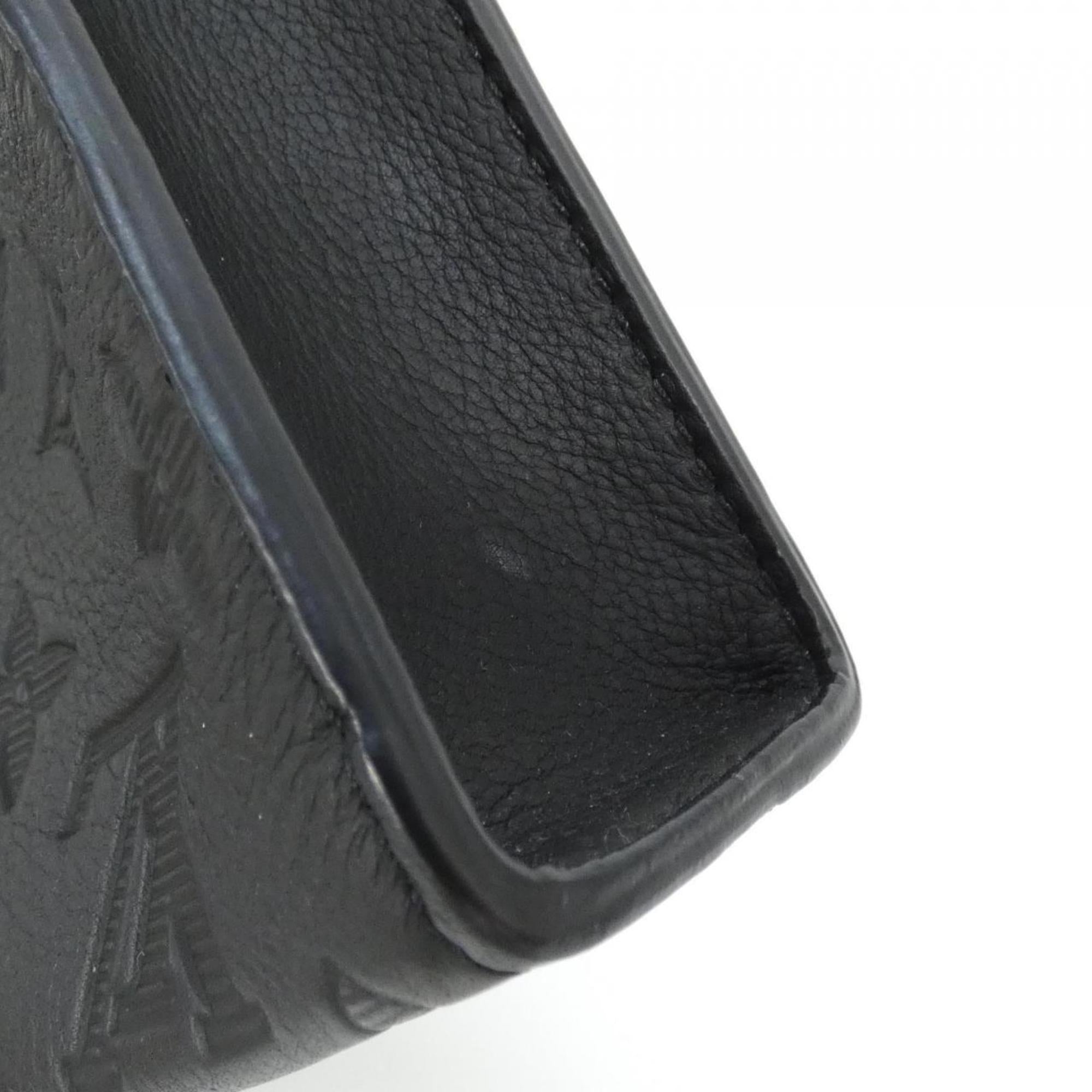 Louis Vuitton Black Leather Shoulder Bag