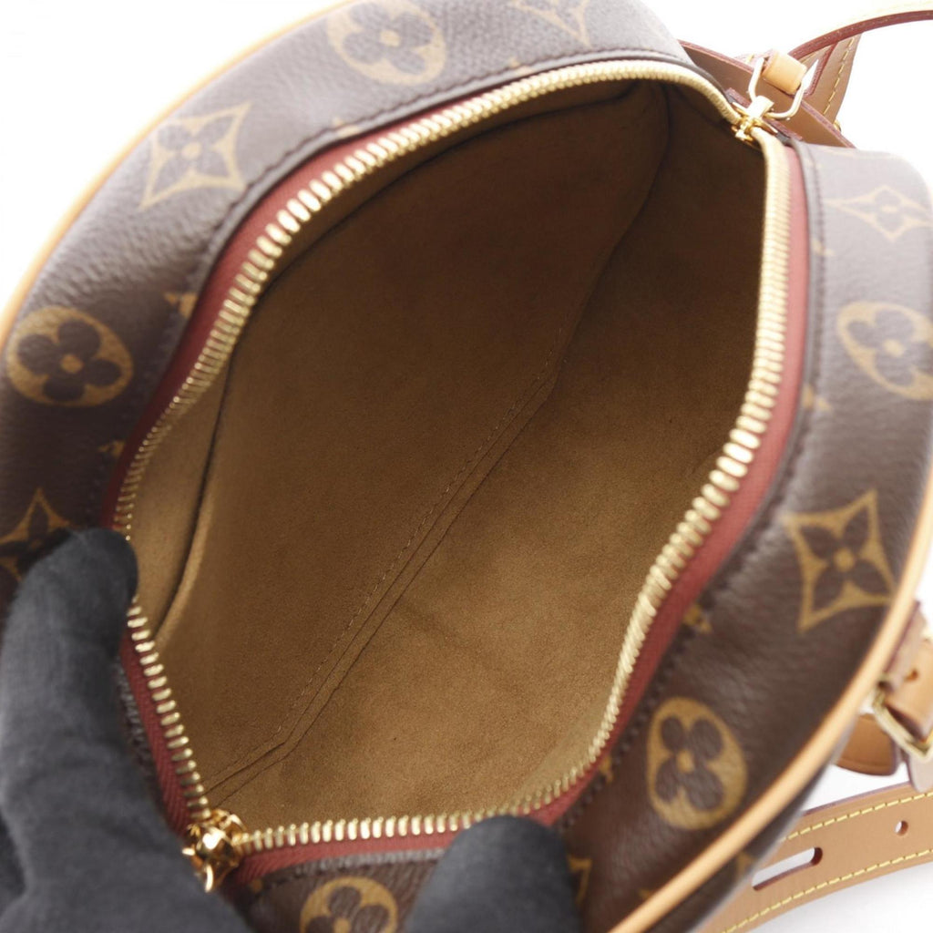 Louis Vuitton Brown Monogram Pvc Coated Canvas Leather Shoulder Bag